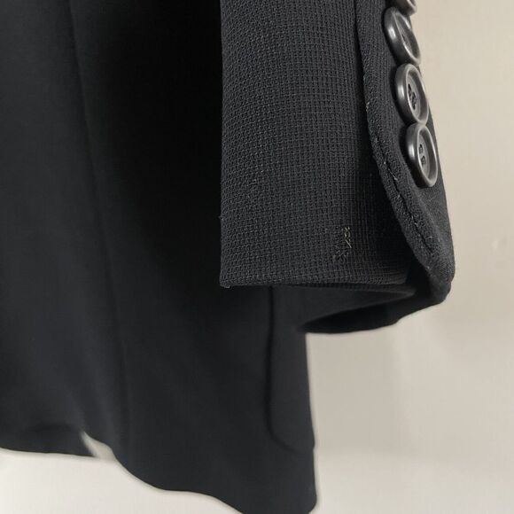 HUGO BOSS Mens Suit Jacket 3-Button Blazer 42R Virgin Wool-Spandex Black Fellini - Picture 6 of 10